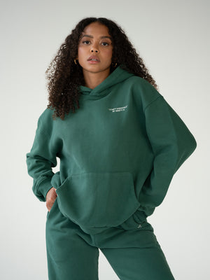 ESSENTIALS - Hoodie  •  Forest Green