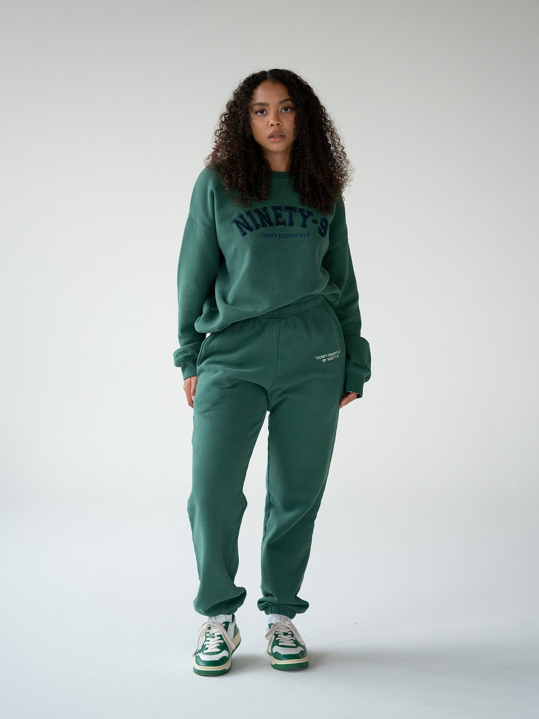 ESSENTIALS - College Sweater  •  Forest Green