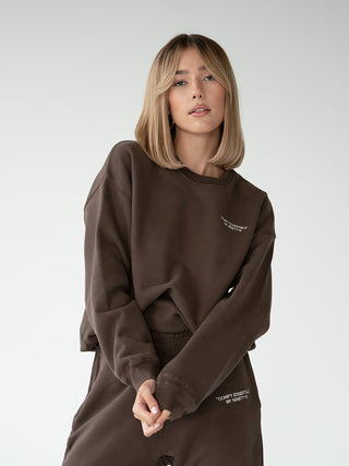 ESSENTIALS - Sweatshirt  •  Brown