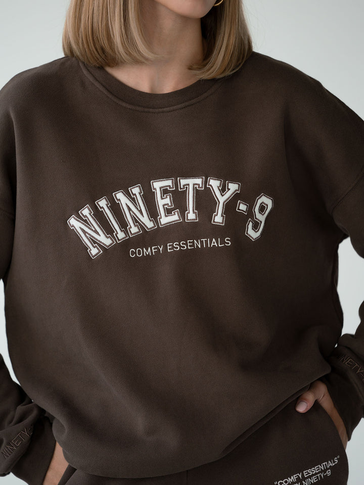 ESSENTIALS - College Sweater  •  Brown