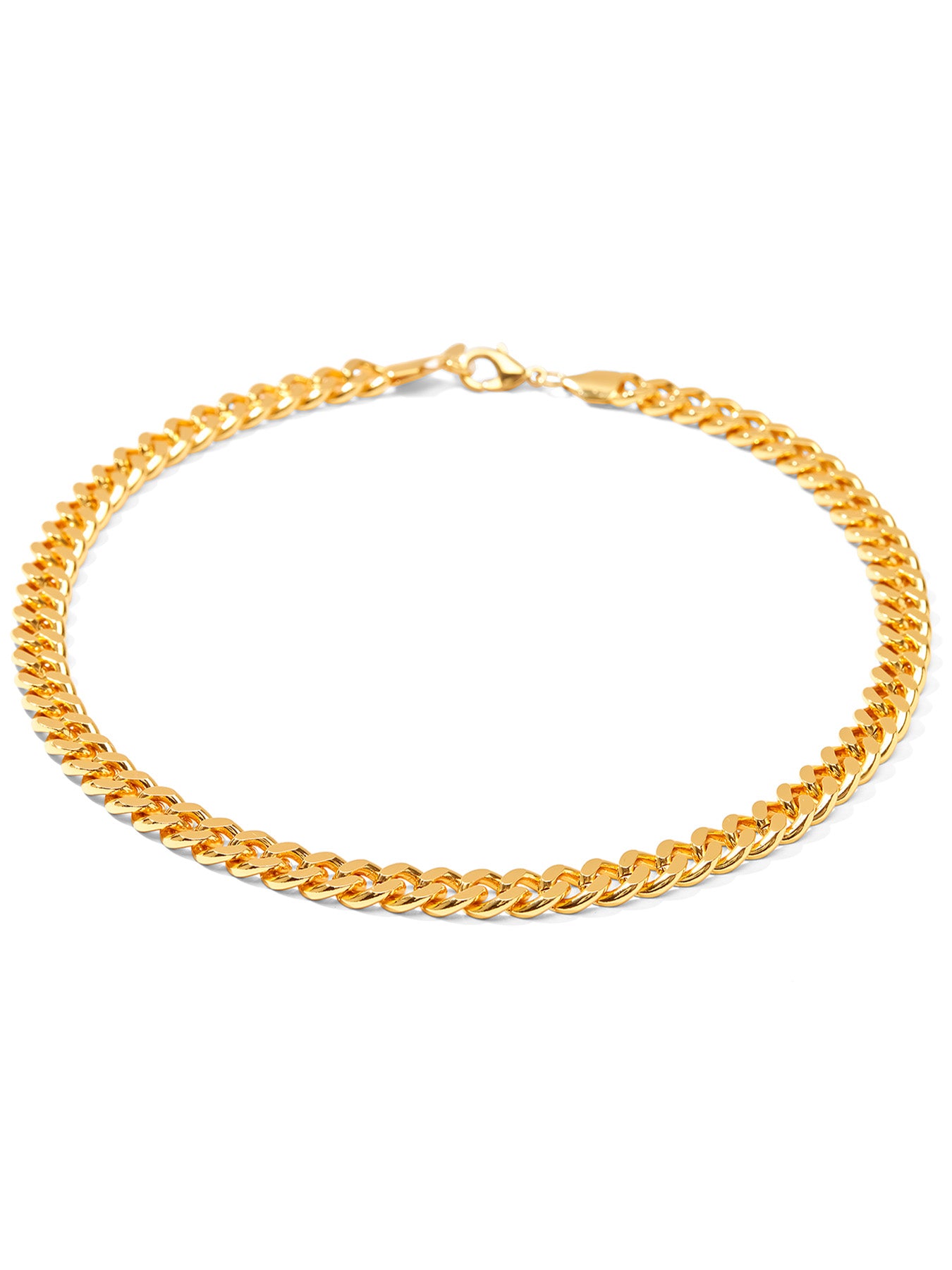 New 18k yellow gold Cuban link shops chain and bracelet