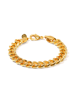 CUBAN LINK BRACELET • Color: 18K Yellow Gold