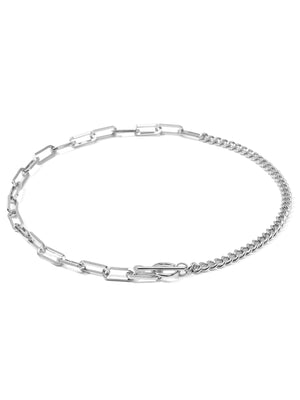 MIXED CHAIN • Color: White Gold