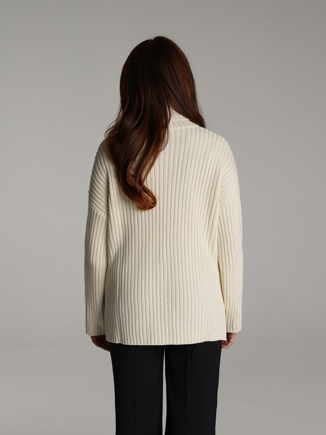 KNITTED - Rollneck Sweater • Oatmeal
