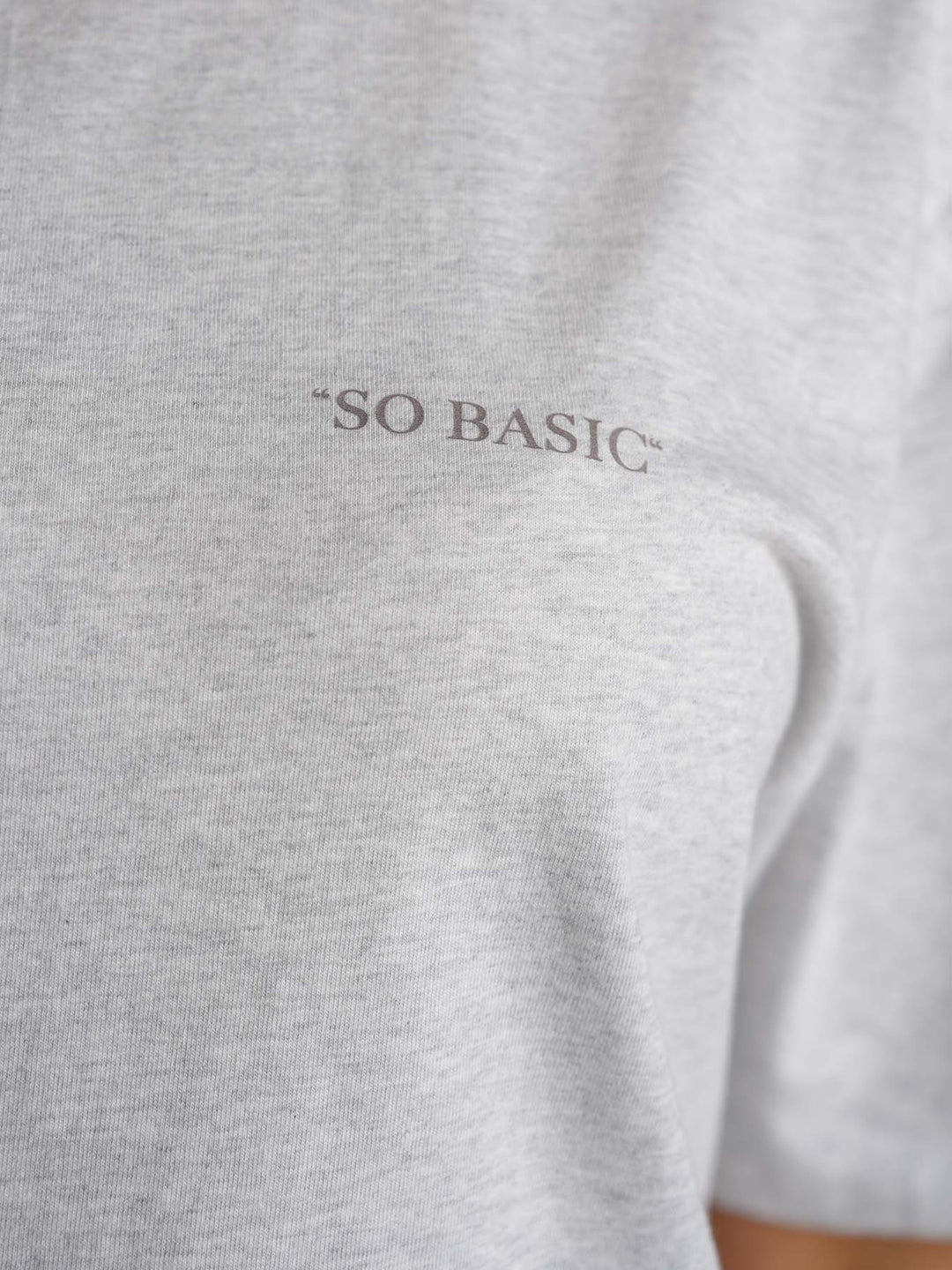 SO BASIC - T-Shirt • Grey Melange