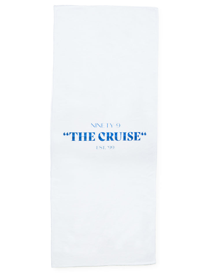 THE CRUISE - Beach Towel • White/Blue